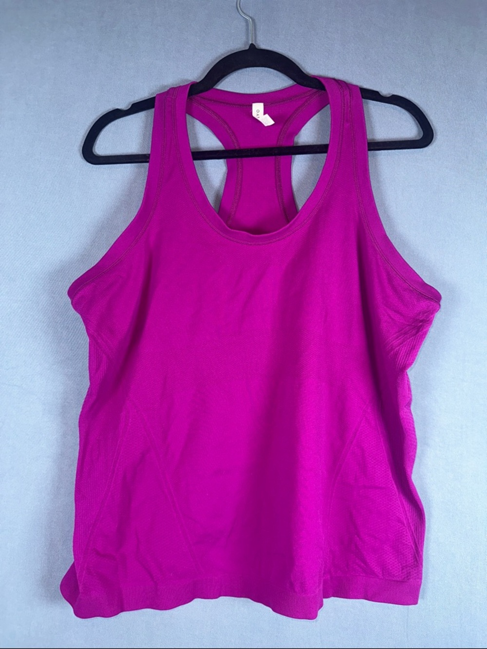 Athleta Tank Top 1X Pink Fuchsia Purple Racerback Athletic